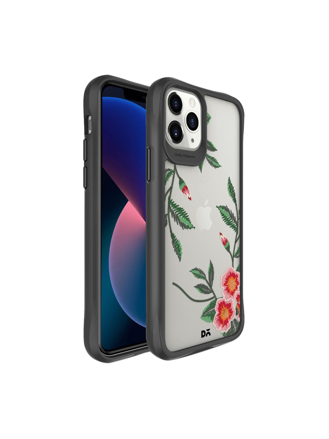 

DailyObjects Black & White Flower Hybrid iPhone 11 Pro Back Case