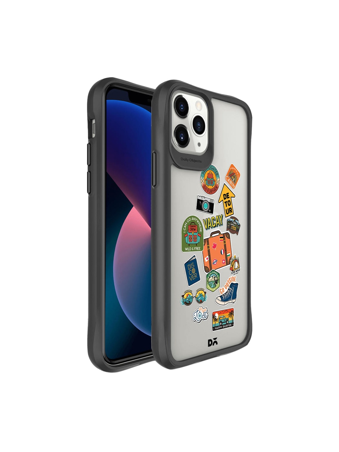 

Daily Objects Multi-Color Printed Hybrid Clear Case Cover iPhone 11 Pro Phone Case