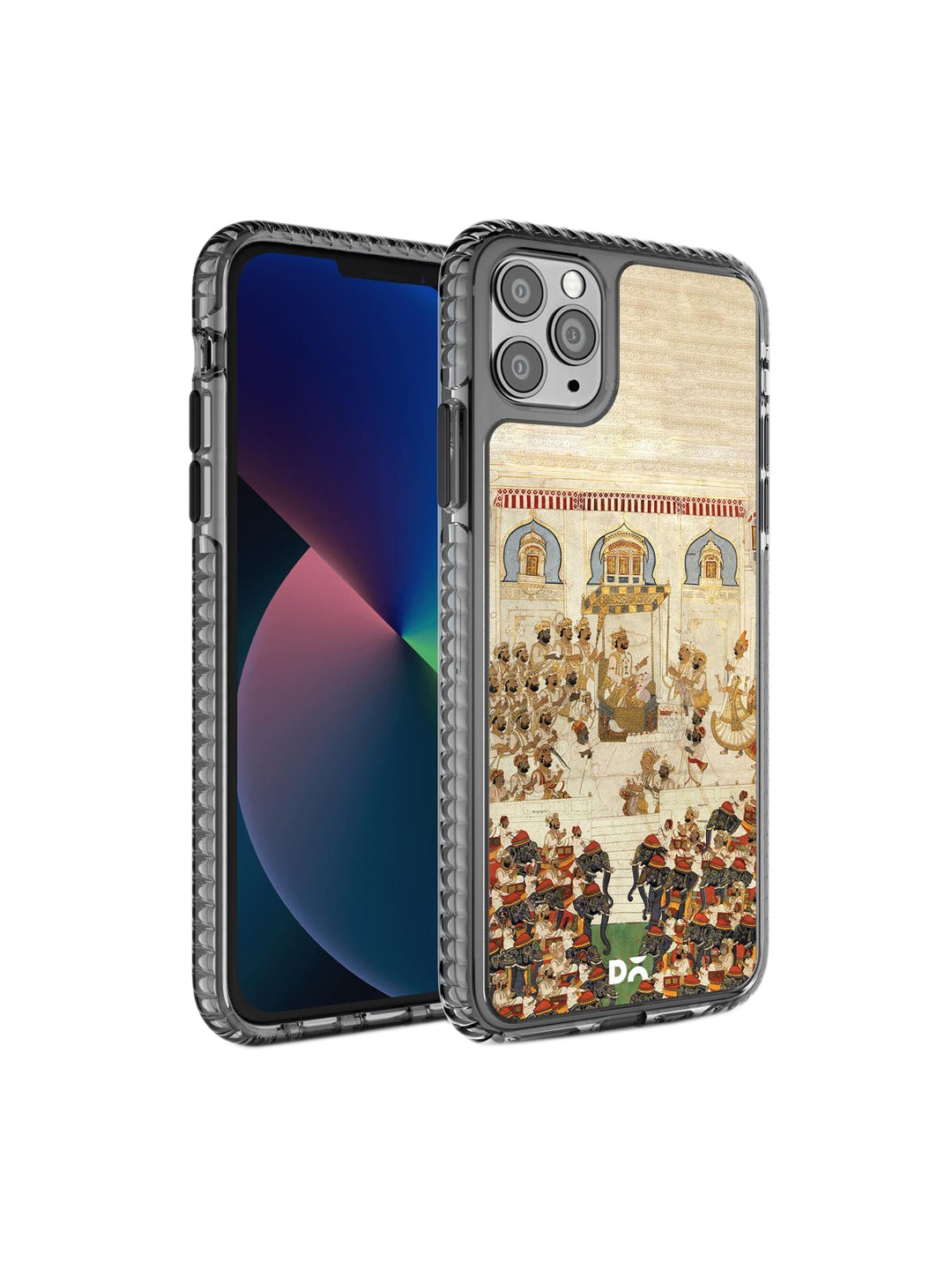 

DailyObjects Beige & Black Royal Decree Printed iPhone 11 Pro Back Case