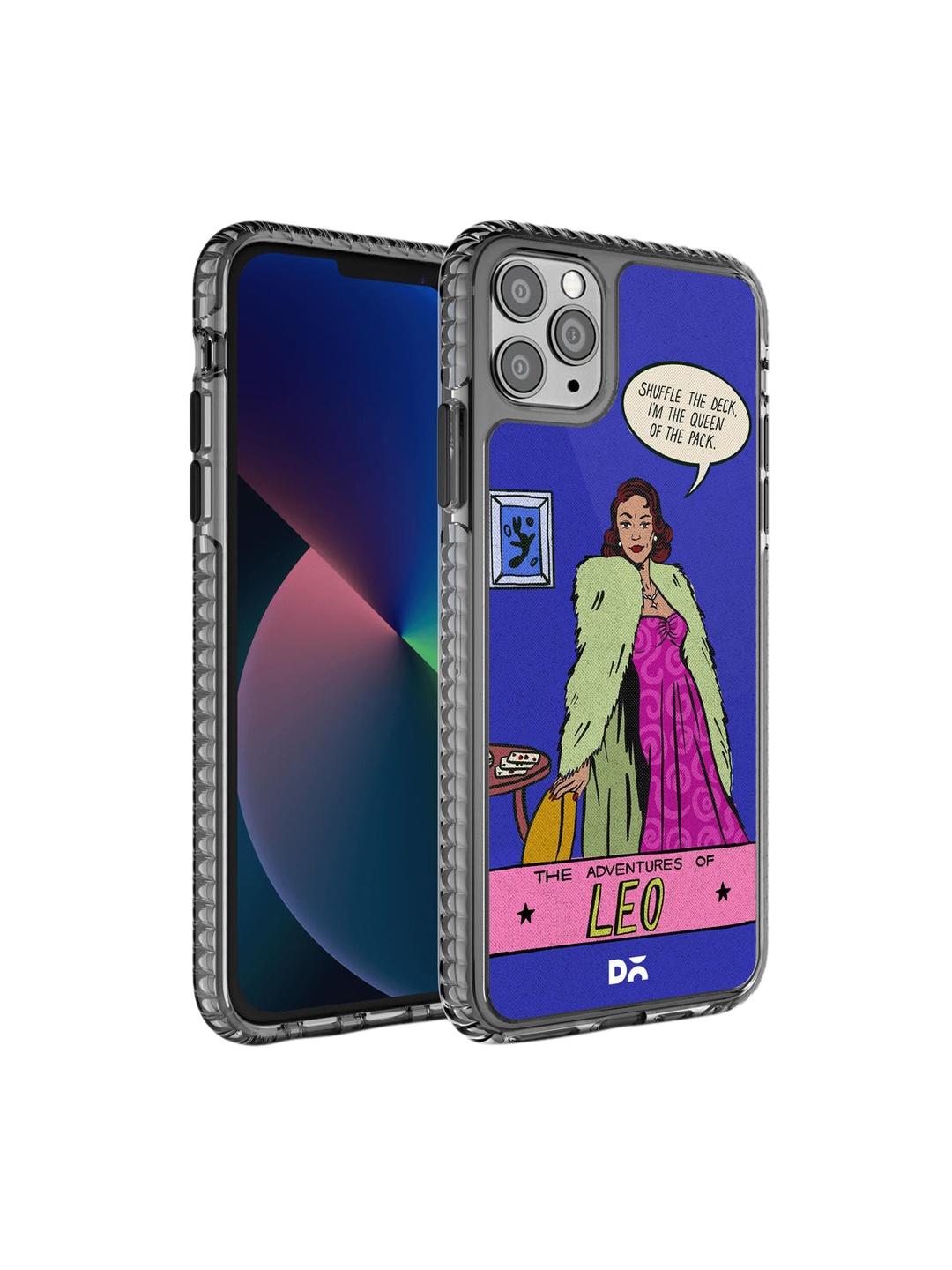

DailyObjects Blue & Pink Printed iPhone 11 Pro Phone Back Case