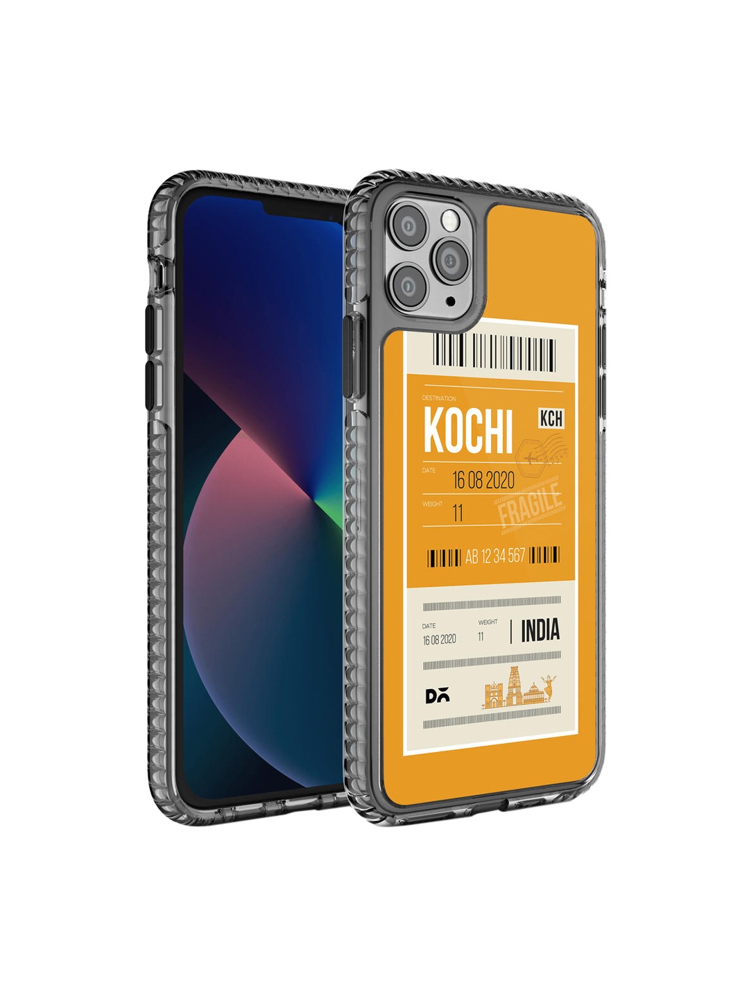 

DailyObjects Yellow & White Printed Kochi City Tag iPhone 11 Pro Phone Case