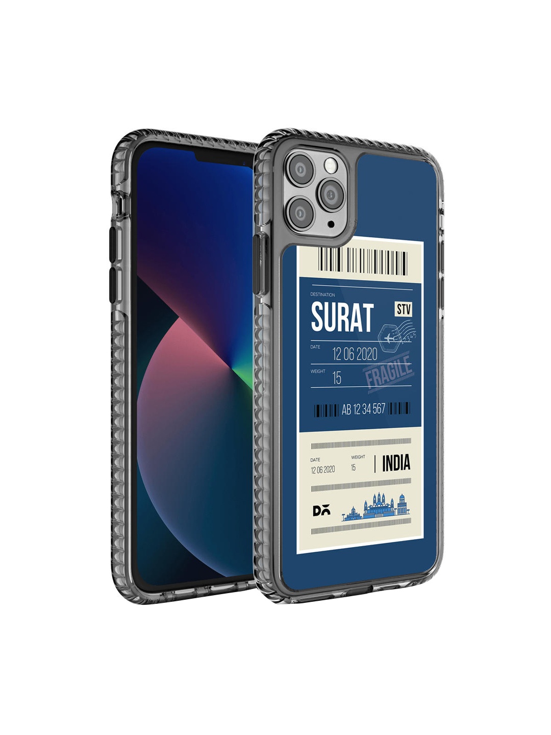 DailyObjects Blue & White Printed iPhone 11 Pro Phone Back Case