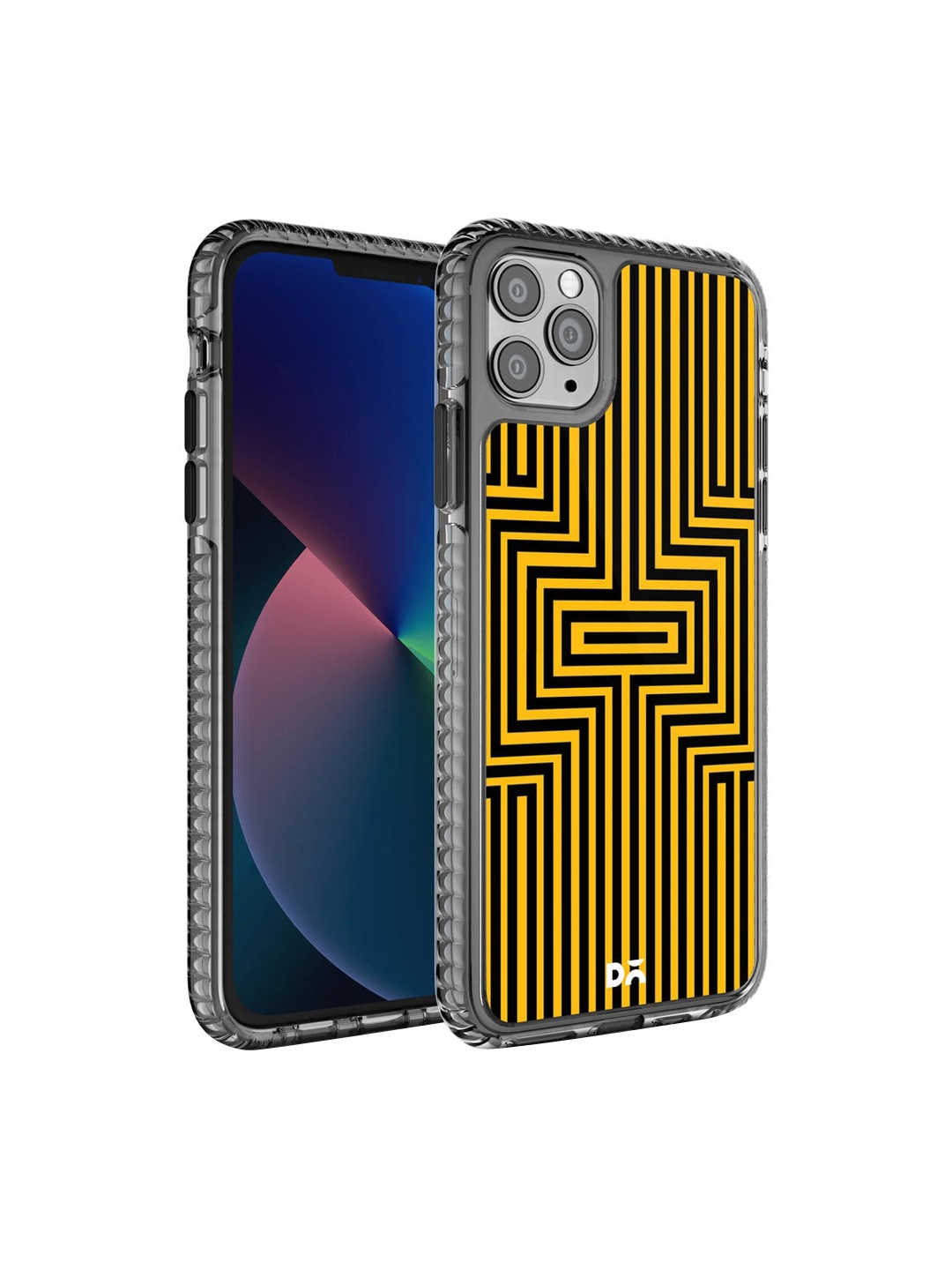 

DailyObjects Yellow & Black Printed iPhone 11 Pro Phone Case