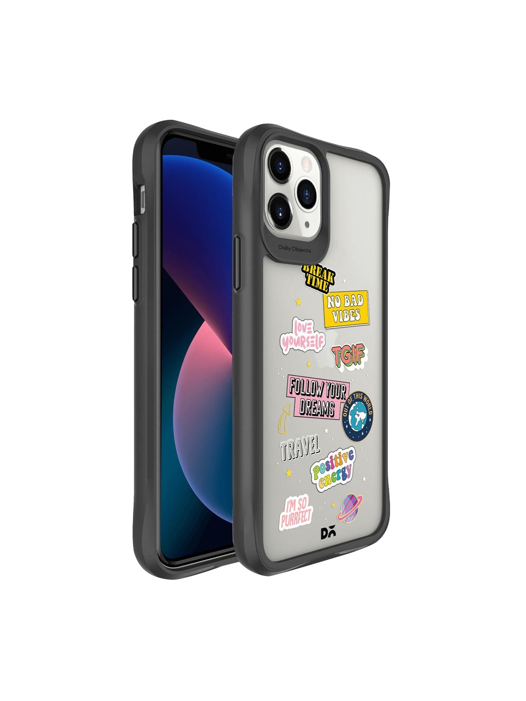 

DailyObjects Multi-Coloured Printed Positivity iPhone 11 Pro Phone Case
