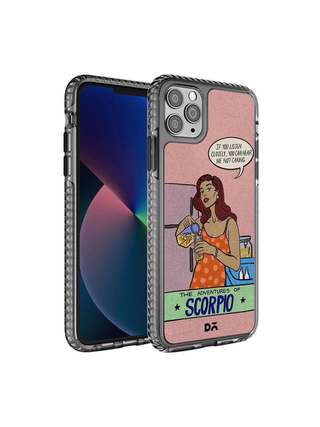 DailyObjects Pink & Orange Printed iPhone 11 Pro Phone Case