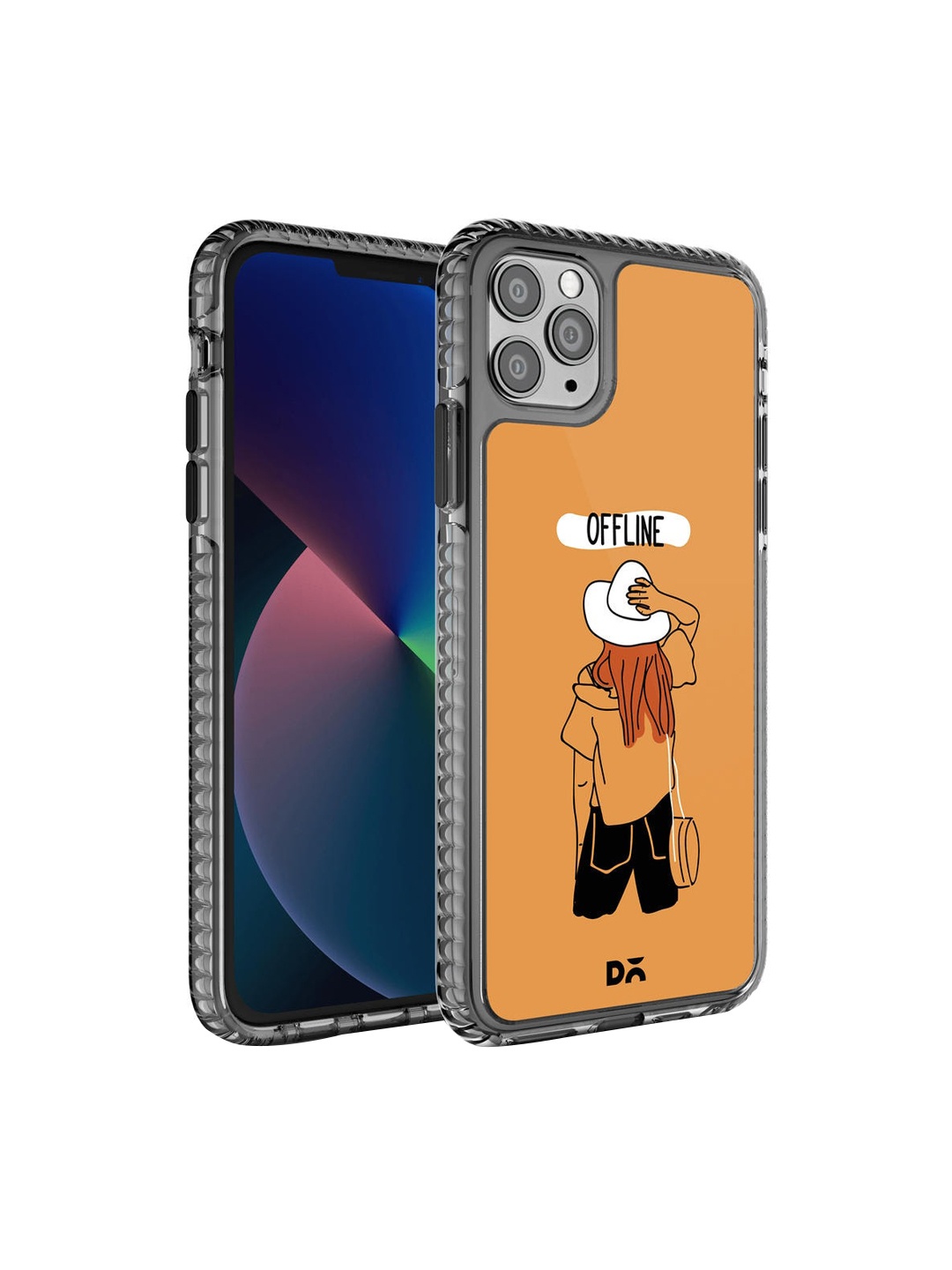 

DailyObjects Orange Printed iPhone 11 Pro Back Case