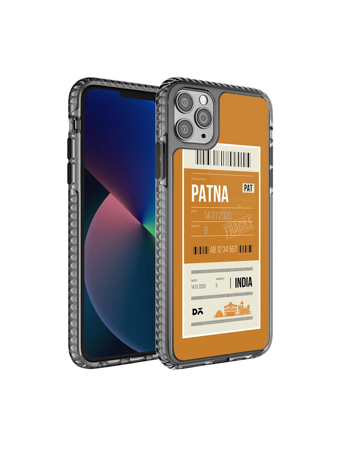 

DailyObjects Orange & White Patna City Tag iPhone 11 Pro Back Case