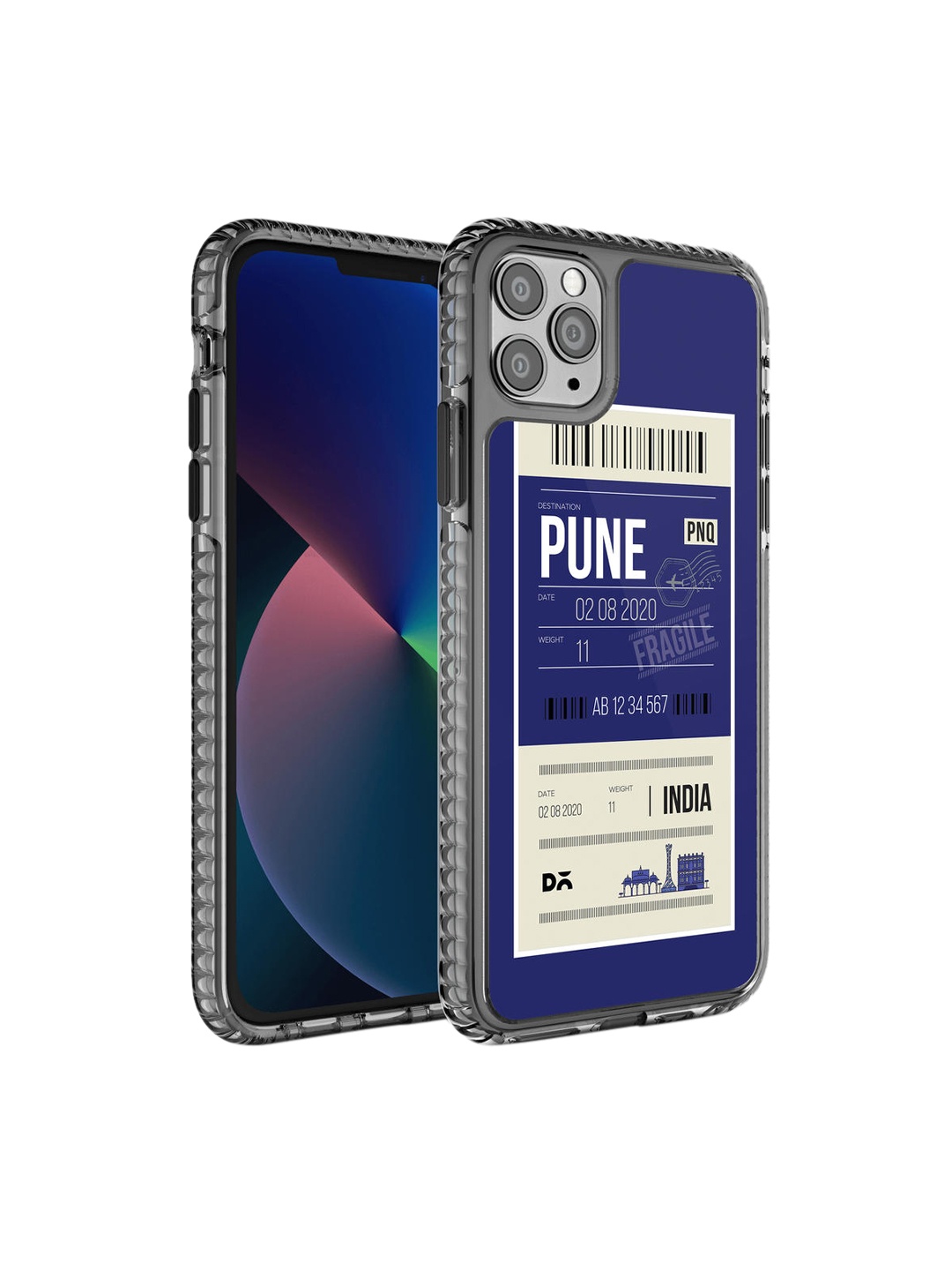 

DailyObjects Blue & White Pune City Tag iPhone 11 Pro Back Case