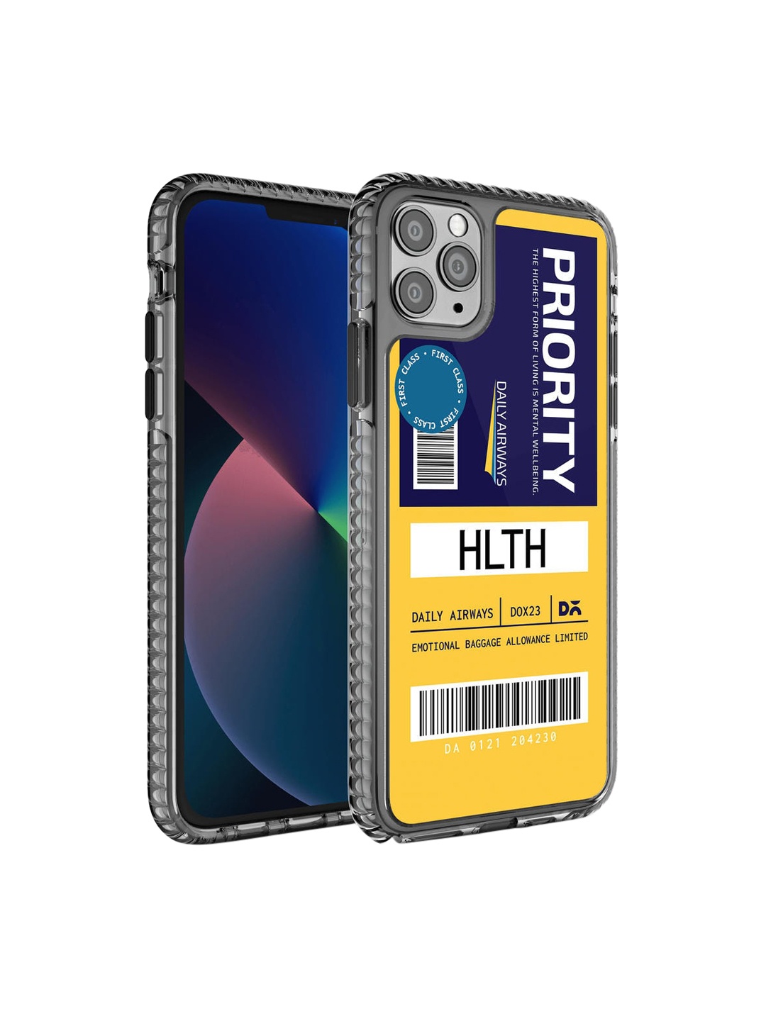 

DailyObjects Yellow & Blue Priority Printed iPhone 11 Pro Phone Case