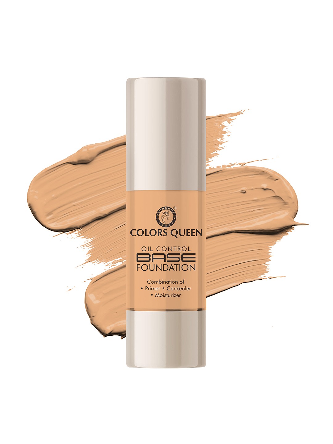 

Colors Queen Oil Control Base Foundation With Primer 30g - Ivory 01, Beige