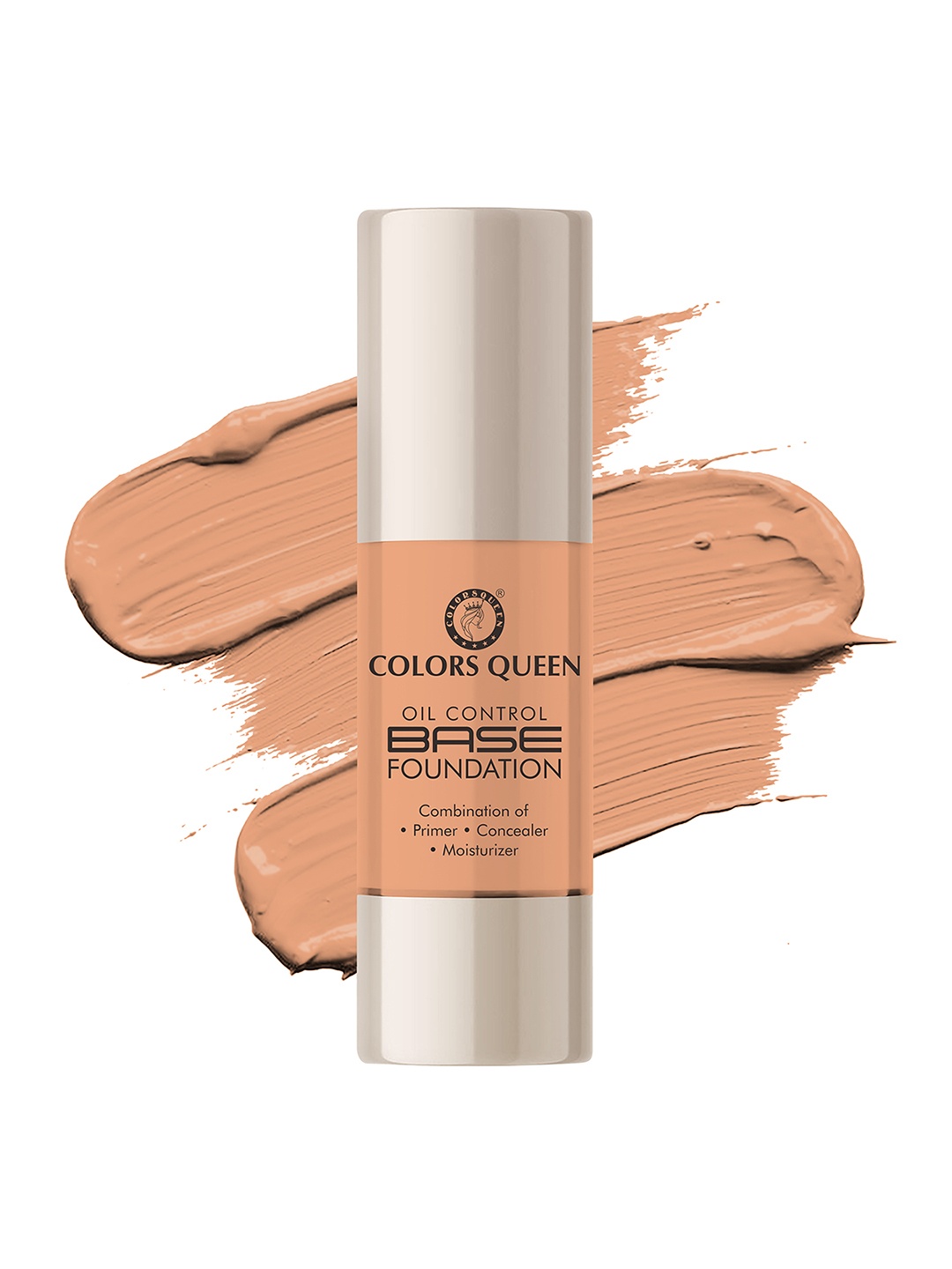 

Colors Queen Oil Control Base Foundation With Primer 30g - Golden Beige 03, Nude