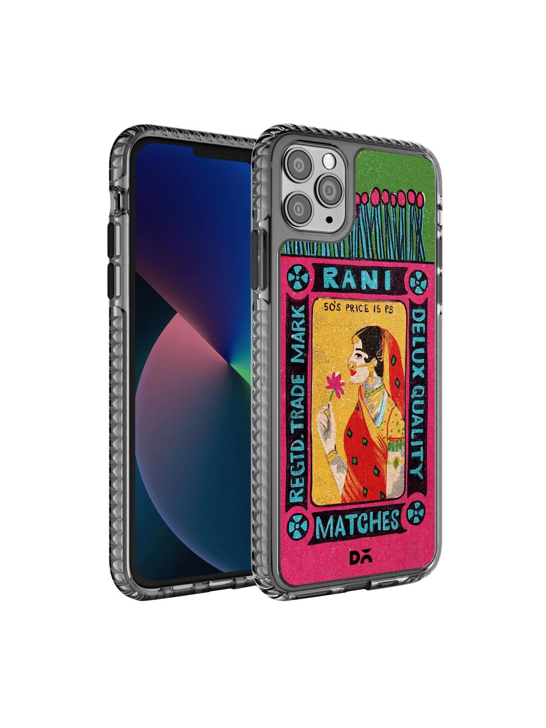 

DailyObjects Red & Yellow Rani Matchbox Printed iPhone 11 Pro Max Phone Case