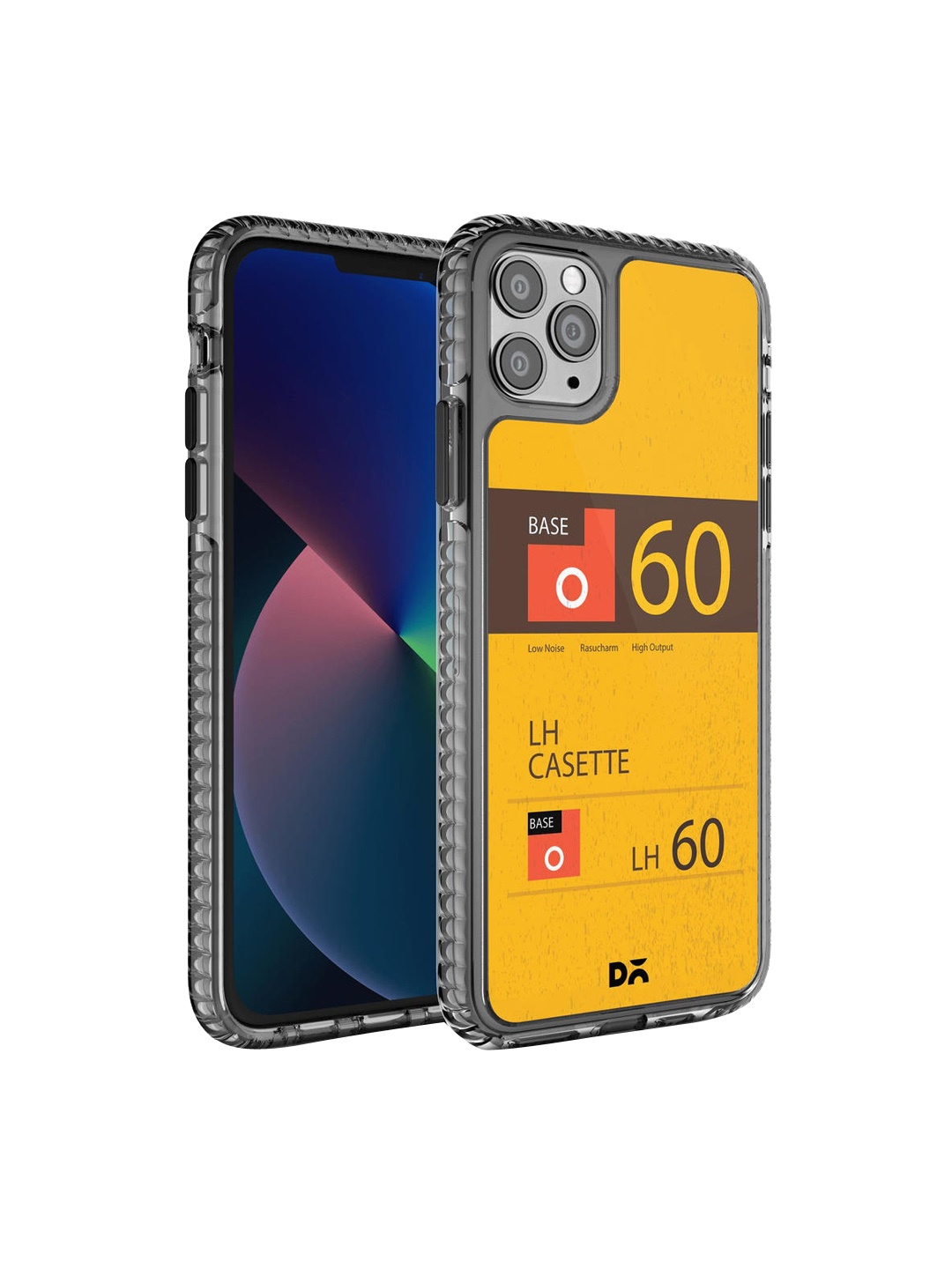

DailyObjects Yellow & Black Printed LH Cassette iPhone 11 Pro Max Phone Case