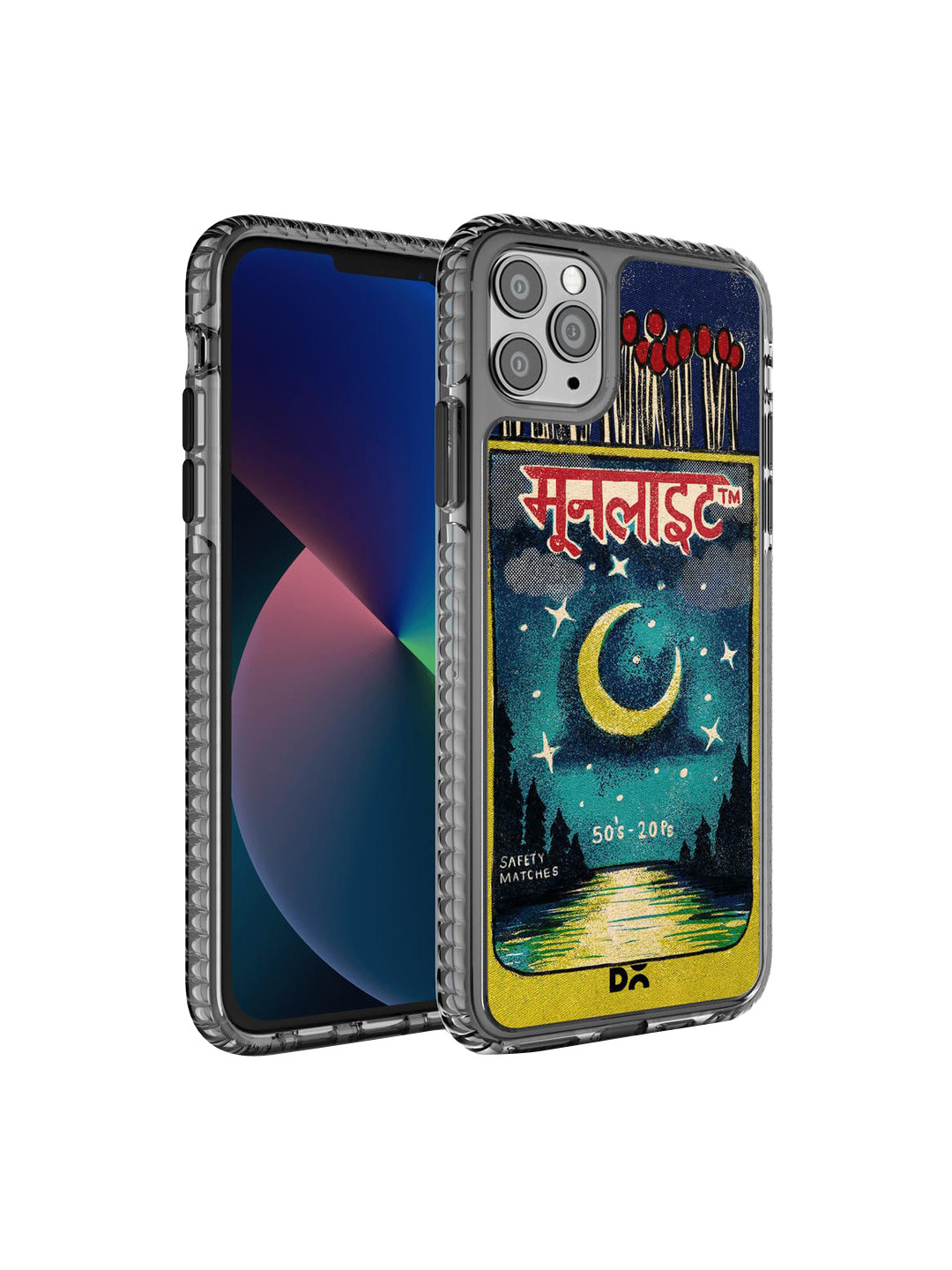 

DailyObjects Blue & Yellow Moonlight Matchbox iPhone 11 Pro Max Back Case