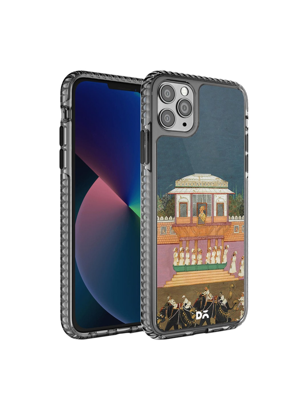 

DailyObjects Black & Blue Royal Parade Stride Printed IPhone11 Pro Max Back Case