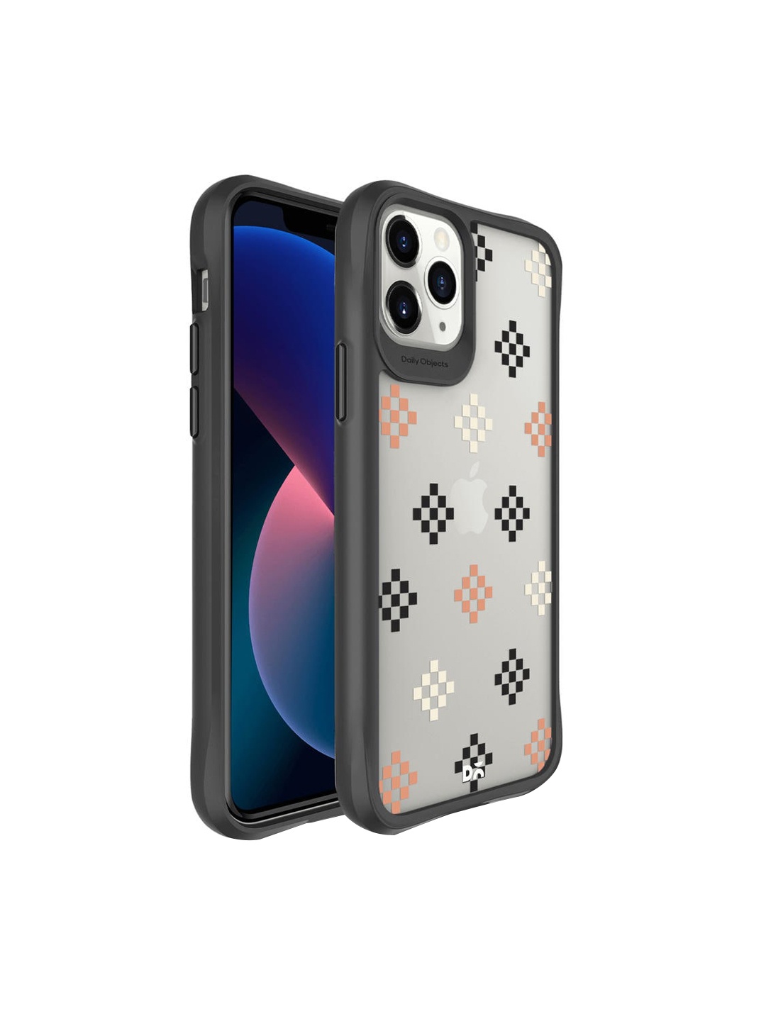 

DailyObjects Grey & Black Printed iPhone 11 Pro Max Back Case