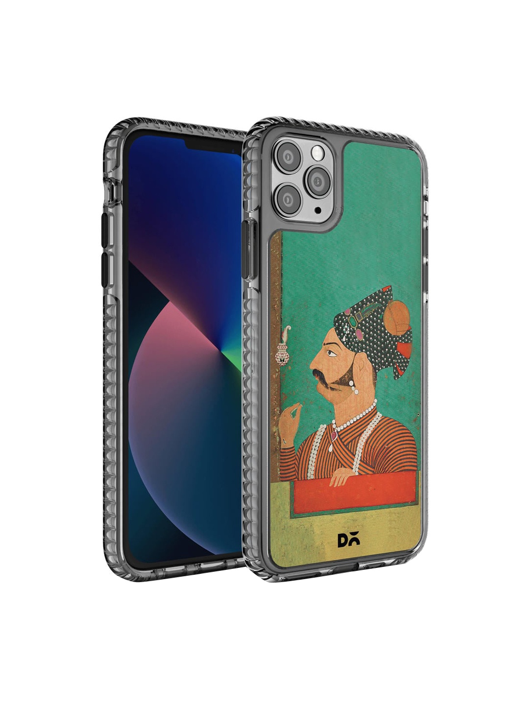 

DailyObjects Black & Green Rajput Facial Hair Stride iPhone 11 Pro Max Back Case