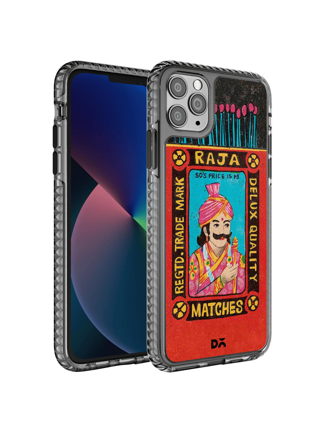 

DailyObjects Red & Yellow Printed iphone 11 Pro Max Back Case