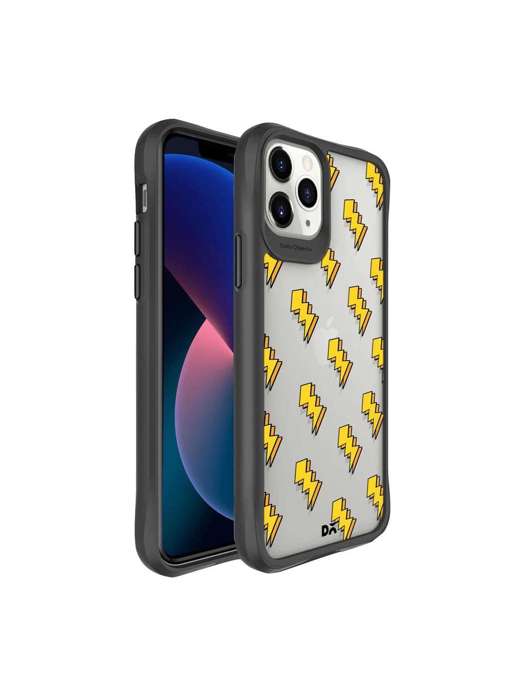 

DailyObjects Black & White Thunder Icon Printed iPhone 11 Pro Max Back Cover