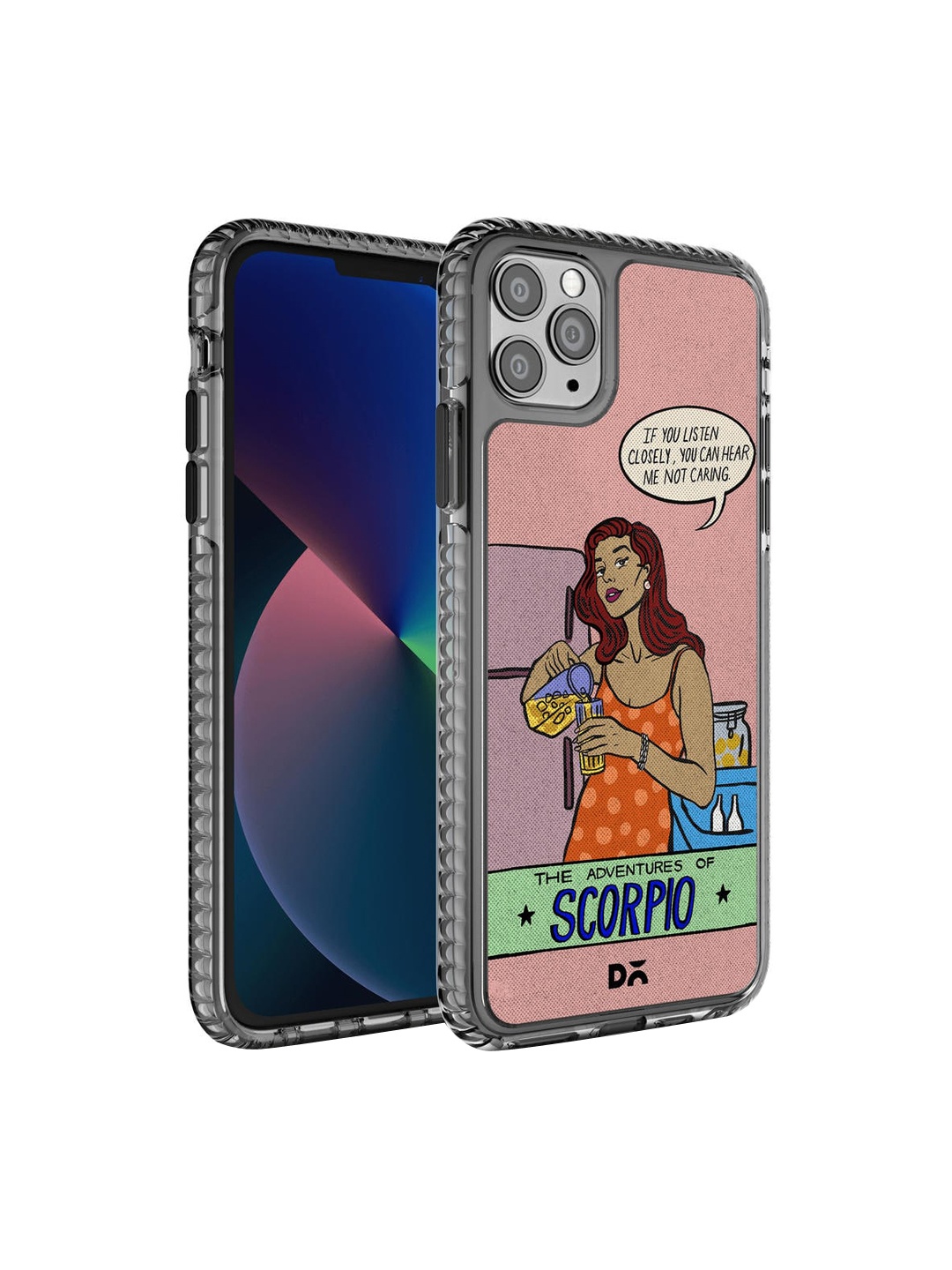 DailyObjects Pink Printed Scorpio iPhone 11 Pro Max Phone Case