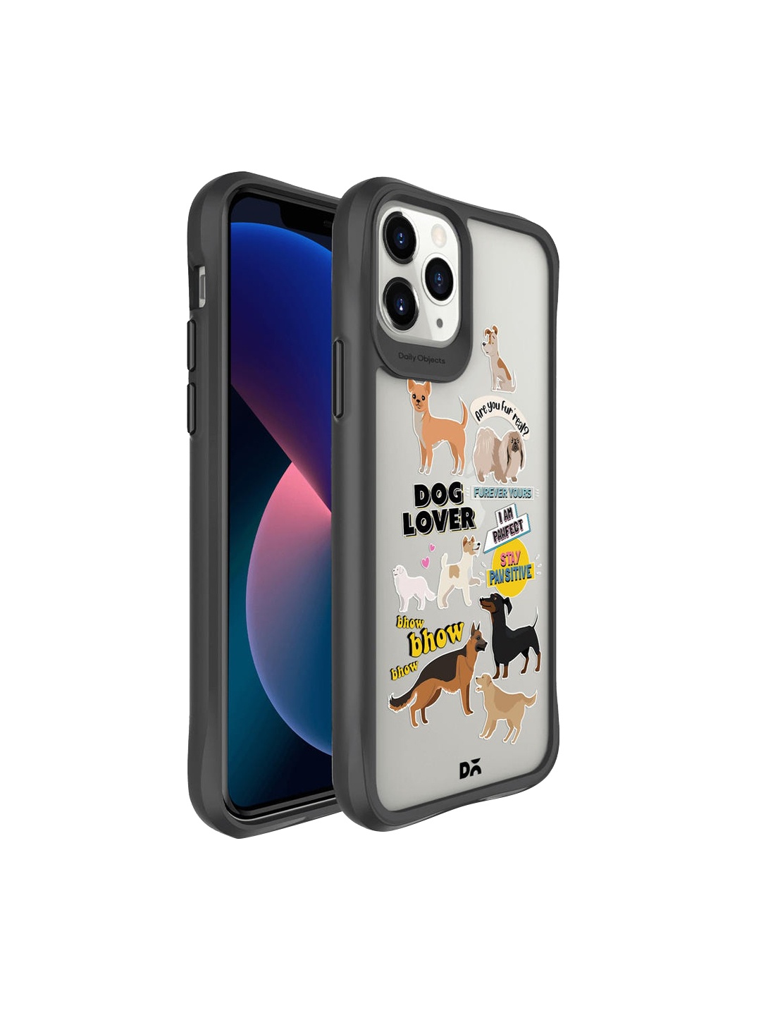

DailyObjects White & Beige Printed Fur Babies iPhone 11 Pro Max Phone Case