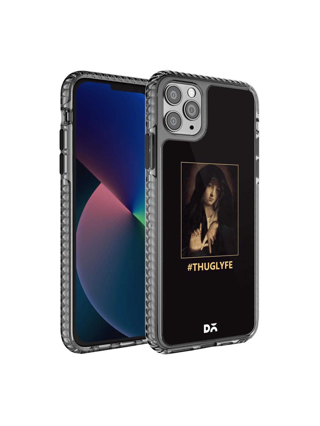

DailyObjects Black Printed IPhone11 Pro Max Back Case
