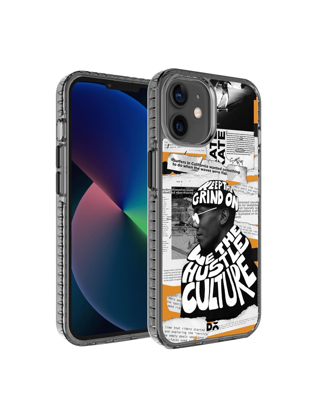 

DailyObjects Black & White We The Hustle Cultre Stride iPhone 12 Back Case