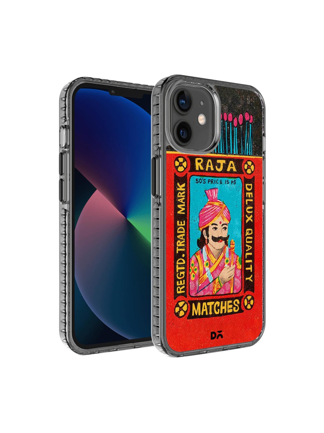 

DailyObjects Red & Pink Raja Matchbox iPhone 12 Back Cover