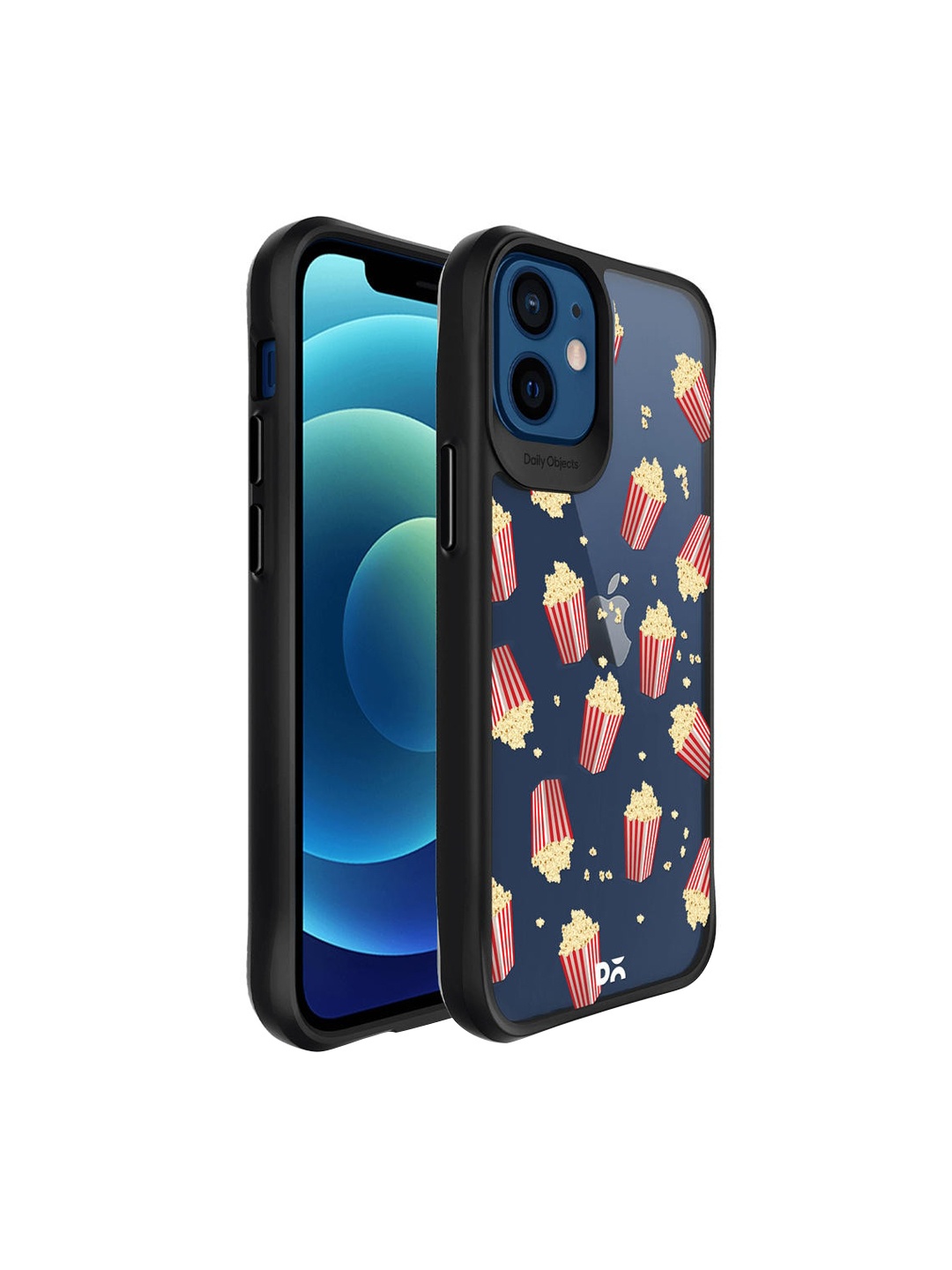 

DailyObjects Blue & Red Printed iPhone 12 Back Case