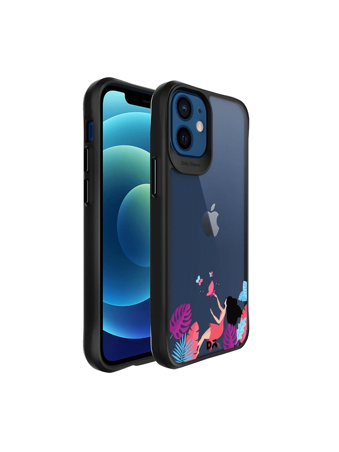 

DailyObjects Transparent & Pink Chasing Dreams iPhone 12 Back Case