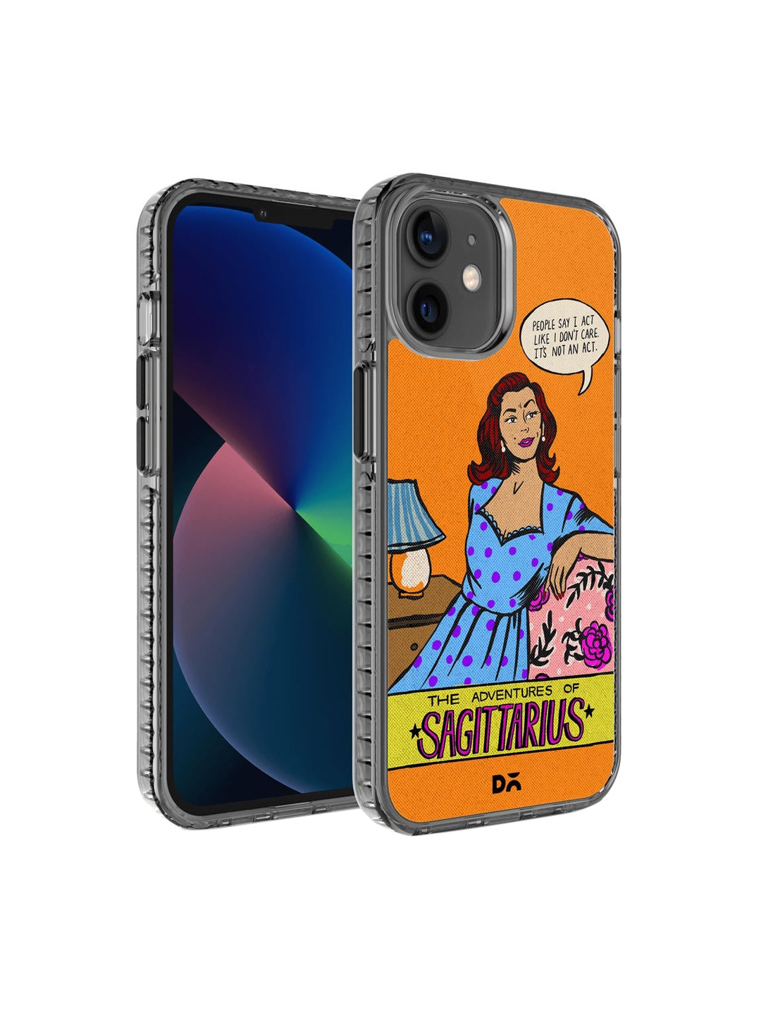 

DailyObjects Black & Red Sagittarius Stride 2.0 Case Cover For iPhone 12