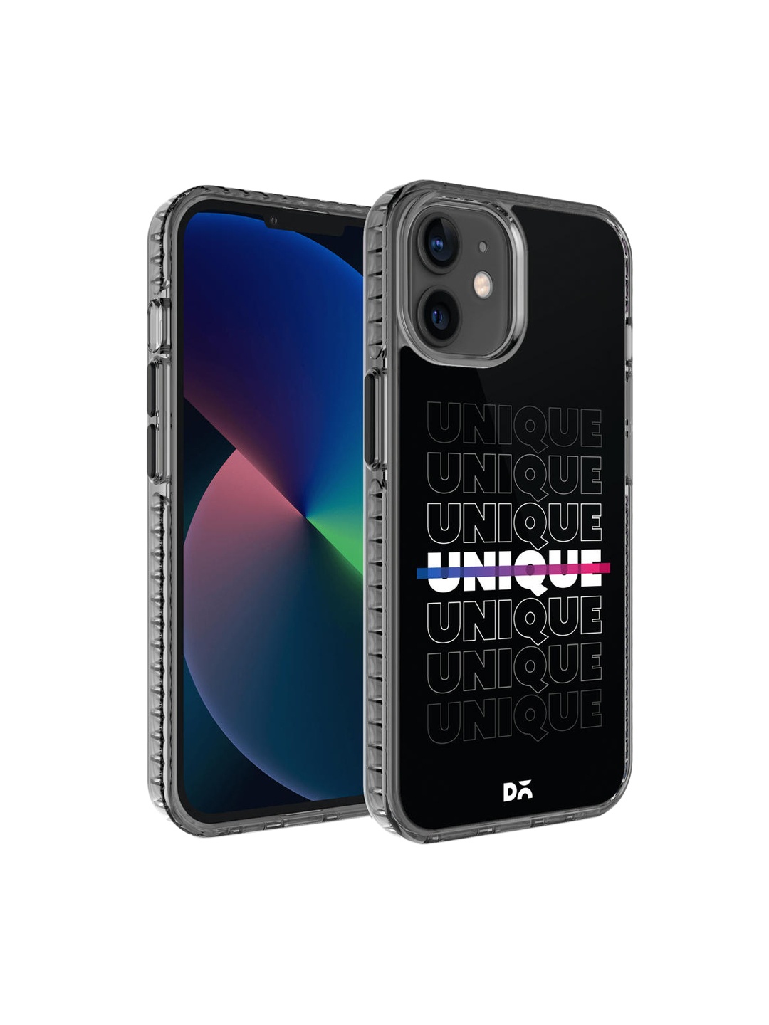 

DailyObjects Black & White Printed Unique Stride 2.0 iPhone 12 Phone Back Case