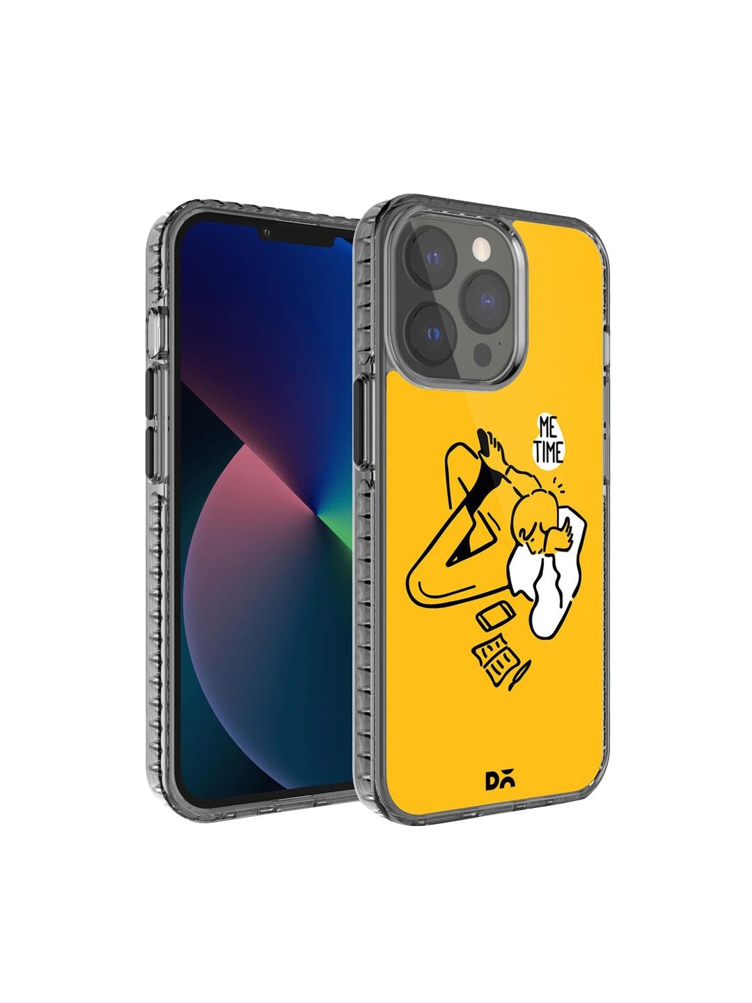 

DailyObjects Yellow Me Time Stride 2.0 iPhone 13 Pro Case Cover