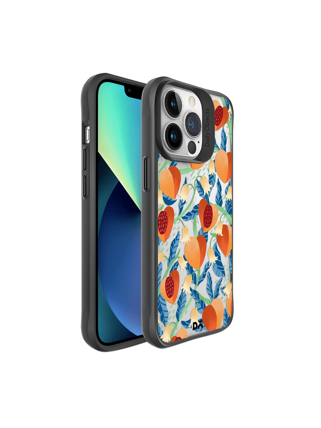 

DailyObjects Blue & Orange Printed iPhone 13 Pro Phone Case