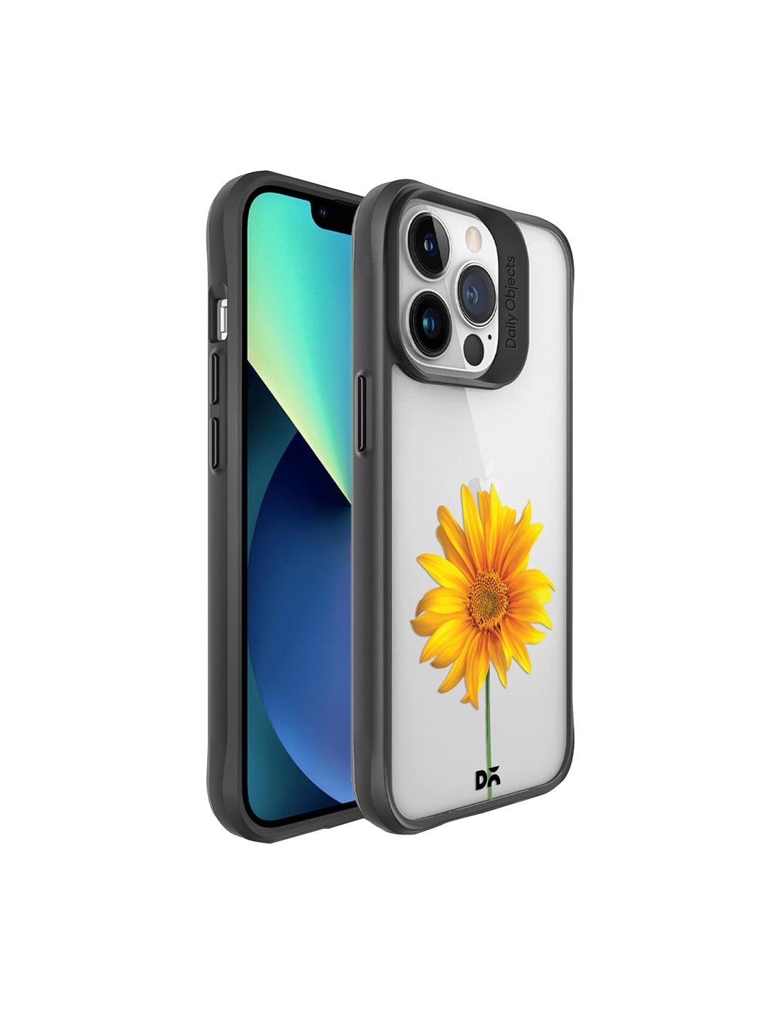 

DailyObjects Grey & Yellow Printed iPhone 13 Pro Phone Case