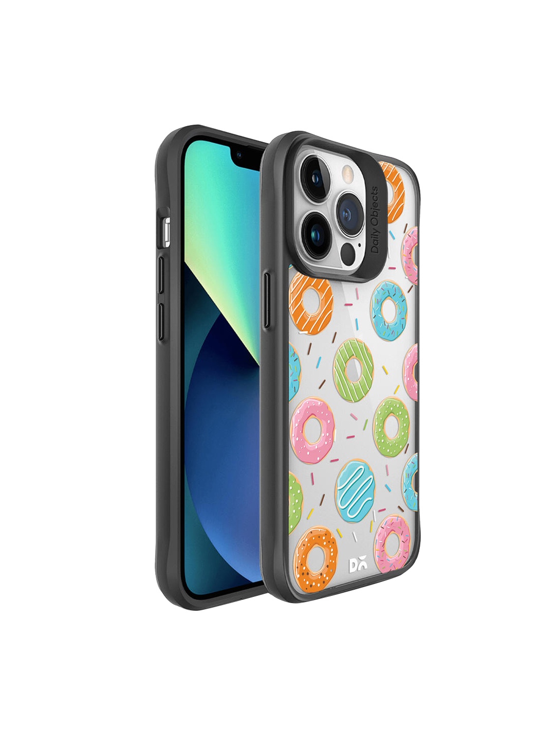 

DailyObjects Black & White Doughnut Icon Printed iPhone 13 Pro Back Cover