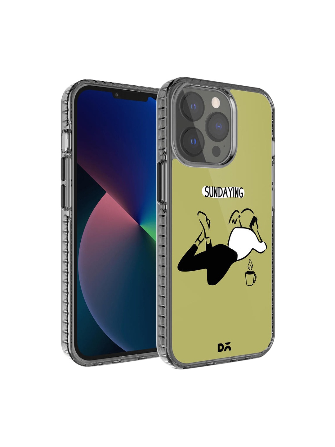 

DailyObjects Green & Black Sundaying Stride iPhone 13 Pro Max Back Case