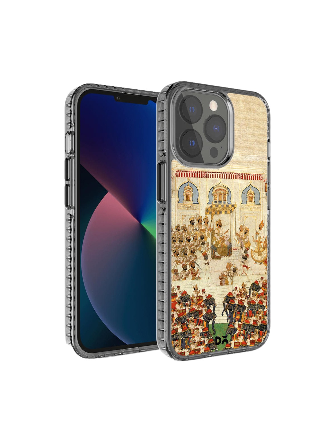 

DailyObjects Beige & Black Royal Decree iPhone 13 Pro Max Back Case