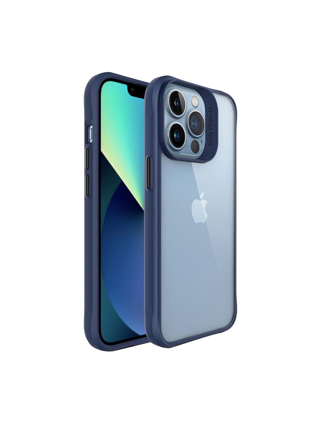 

DailyObjects Blue Solid Clear iPhone 13 Pro Max Phone Case