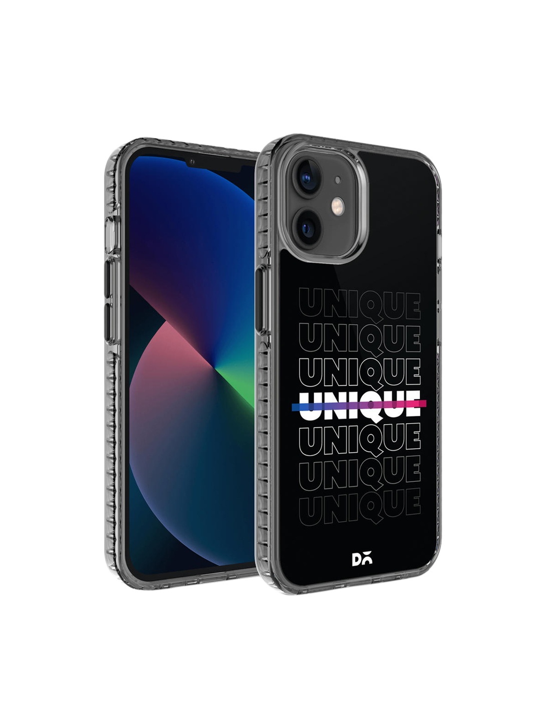 

DailyObjects Adults Black Unique Stride Printed iPhone 12 Mini Back Case