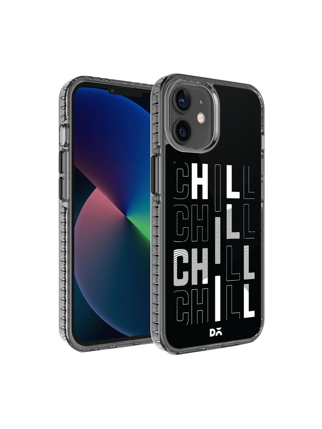 

DailyObjects Black Printed Chill Stride iPhone 12 Mini Phone Case