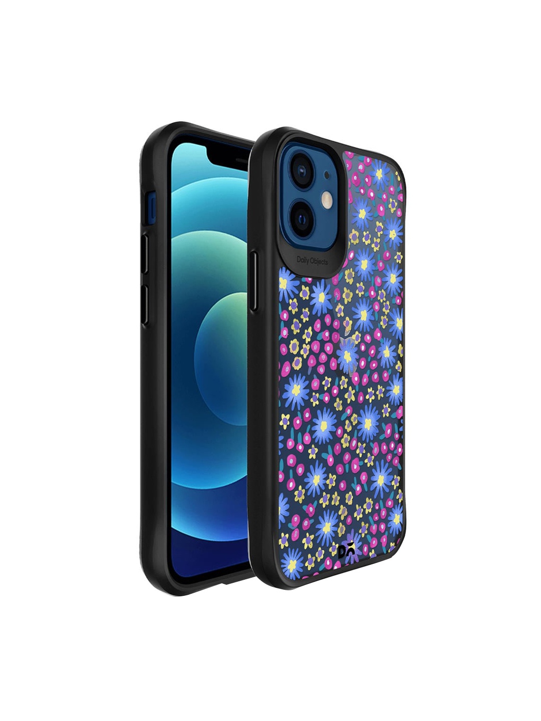 

DailyObjects Multi-Coloured Printed Glittering Daisy iPhone 12 Mini Phone Case