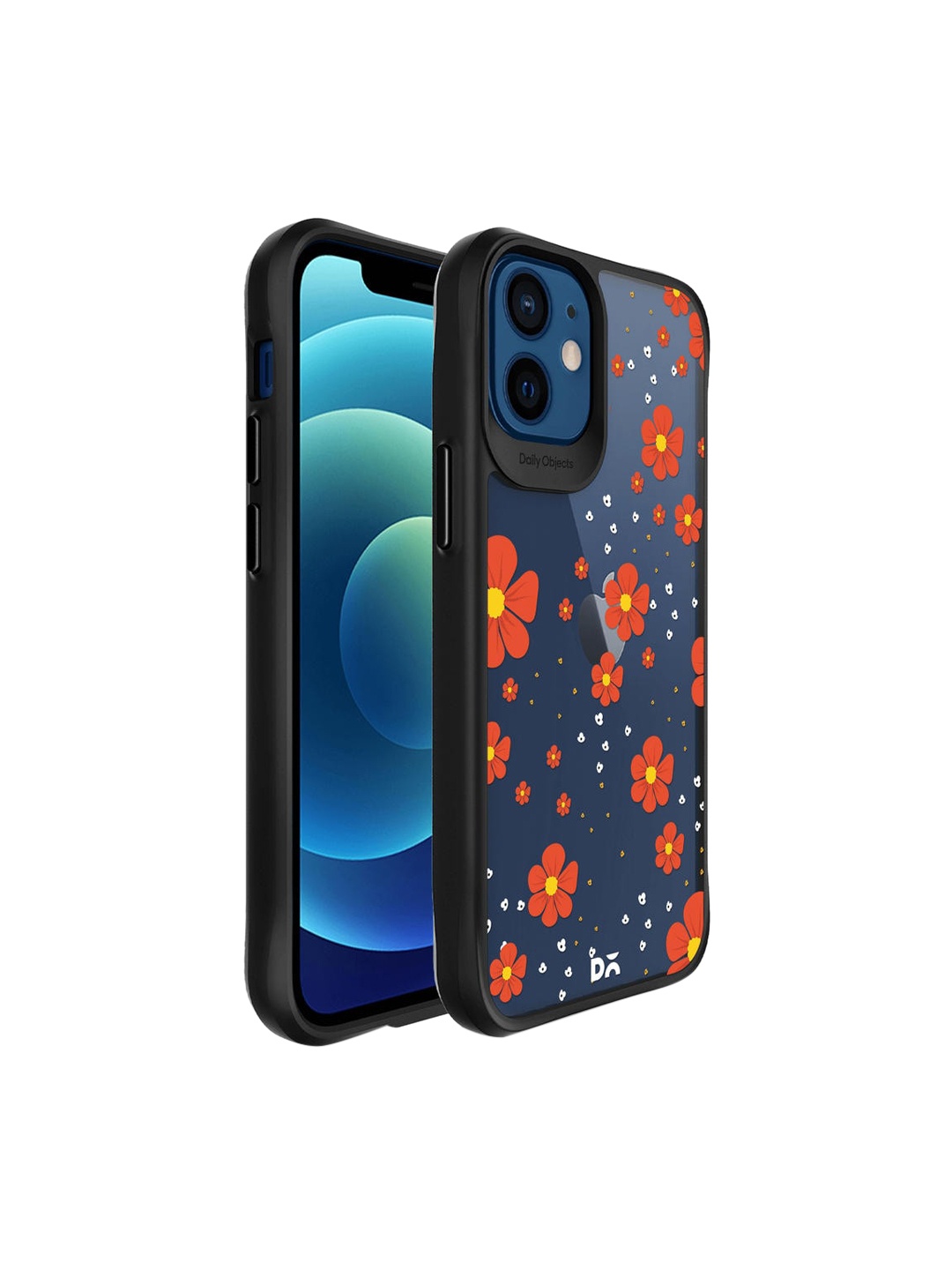 

DailyObjects Adults Blue & Orange Printed iPhone 12 Mini Back Case