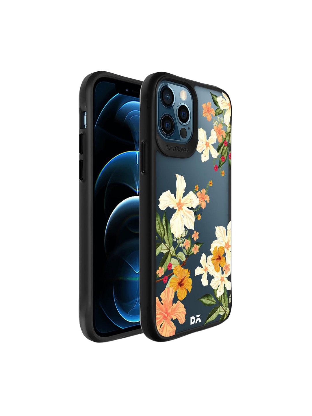 

DailyObjects Blue & Beige Printed iPhone 12 Pro Back Case