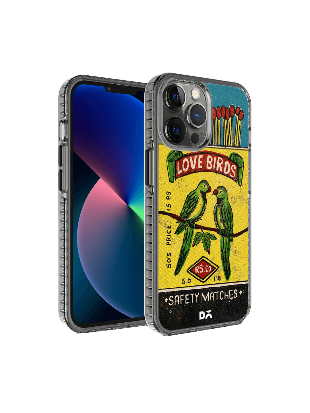 

DailyObjects Yellow & Green Printed iPhone 12 Pro Back Case