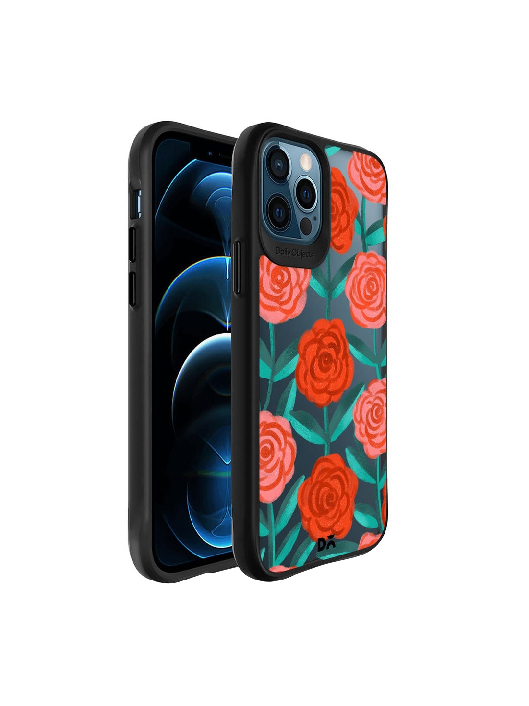 

DailyObjects Green & Red Printed iPhone 12 Pro Back Case