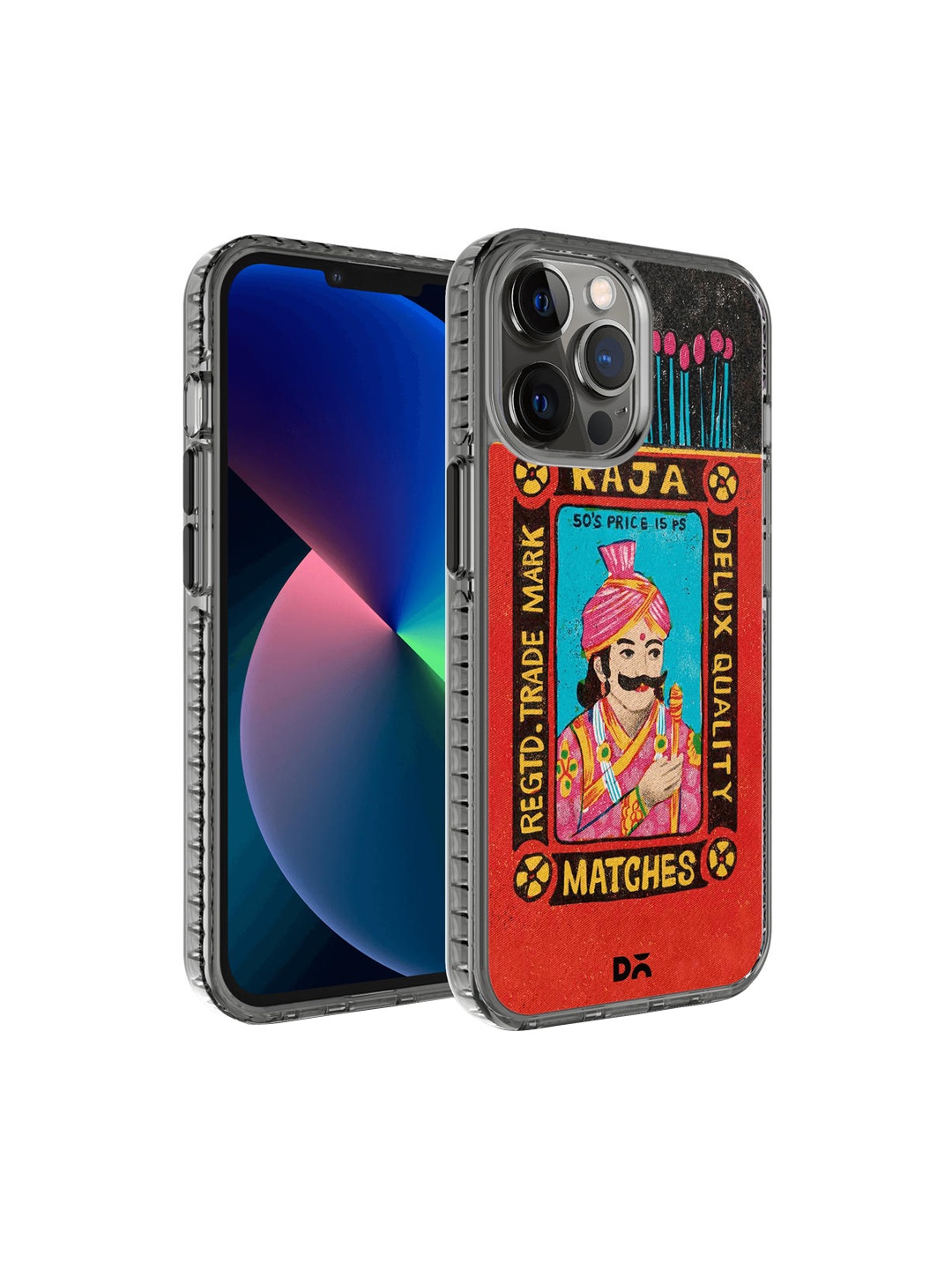 

DailyObjects Red & Yellow Printed iPhone 12 Pro Back Case