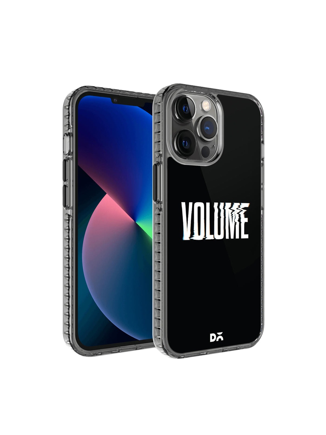 

DailyObjects Black & White Max Volume Printed iPhone 12 Pro Back Case, Multi