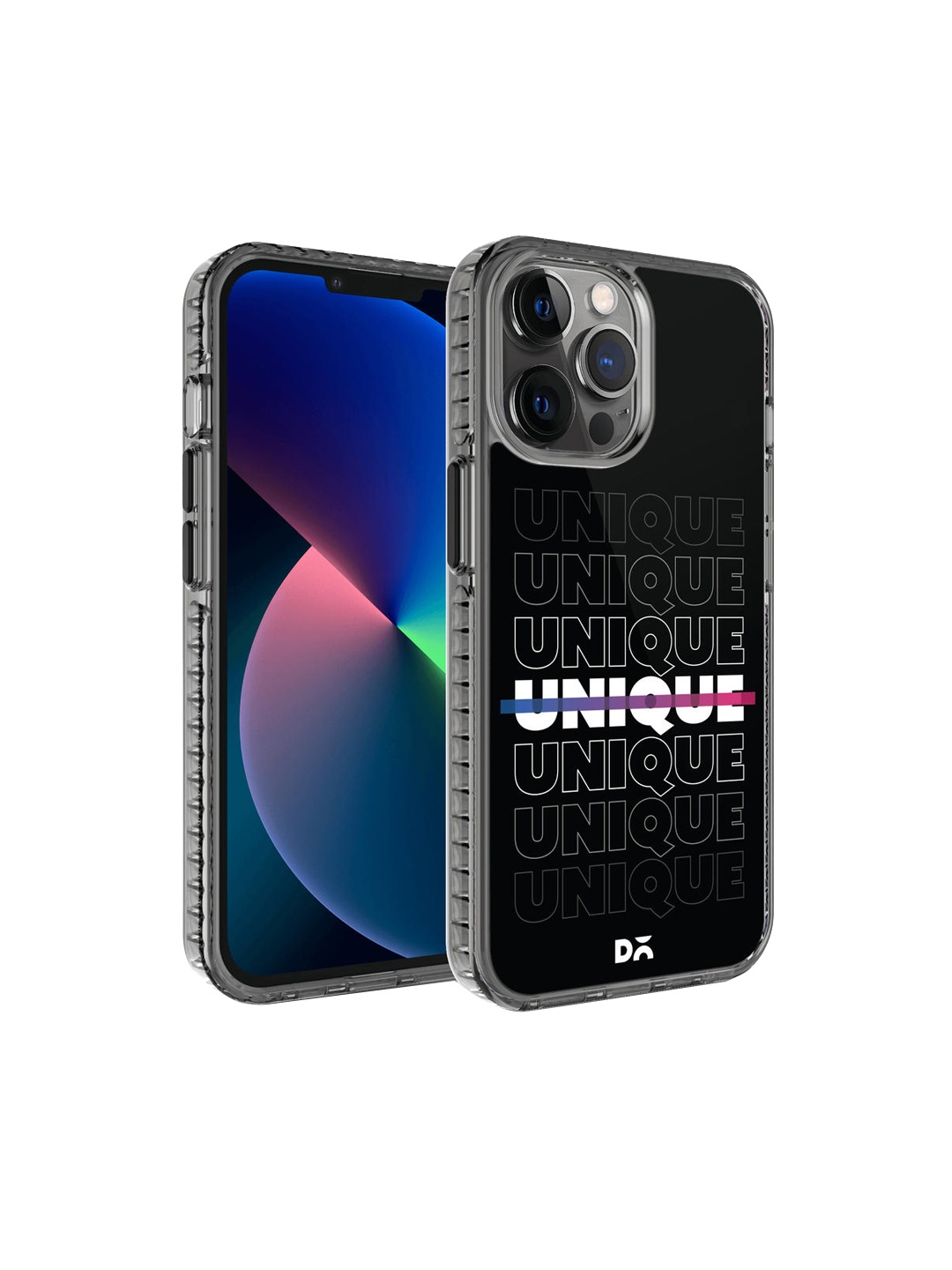 

DailyObjects Black Printed Unique Stride iPhone 12 Mini Phone Case, Multi