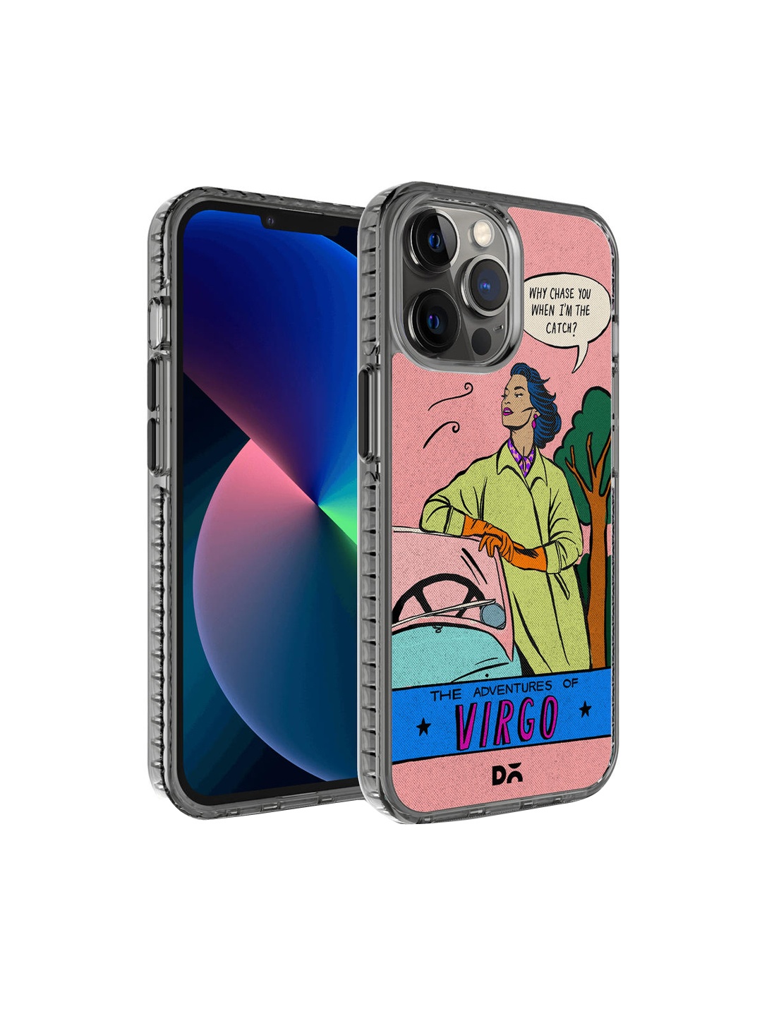 

DailyObjects Blue & Pink Printed iPhone 12 Mini Phone Case